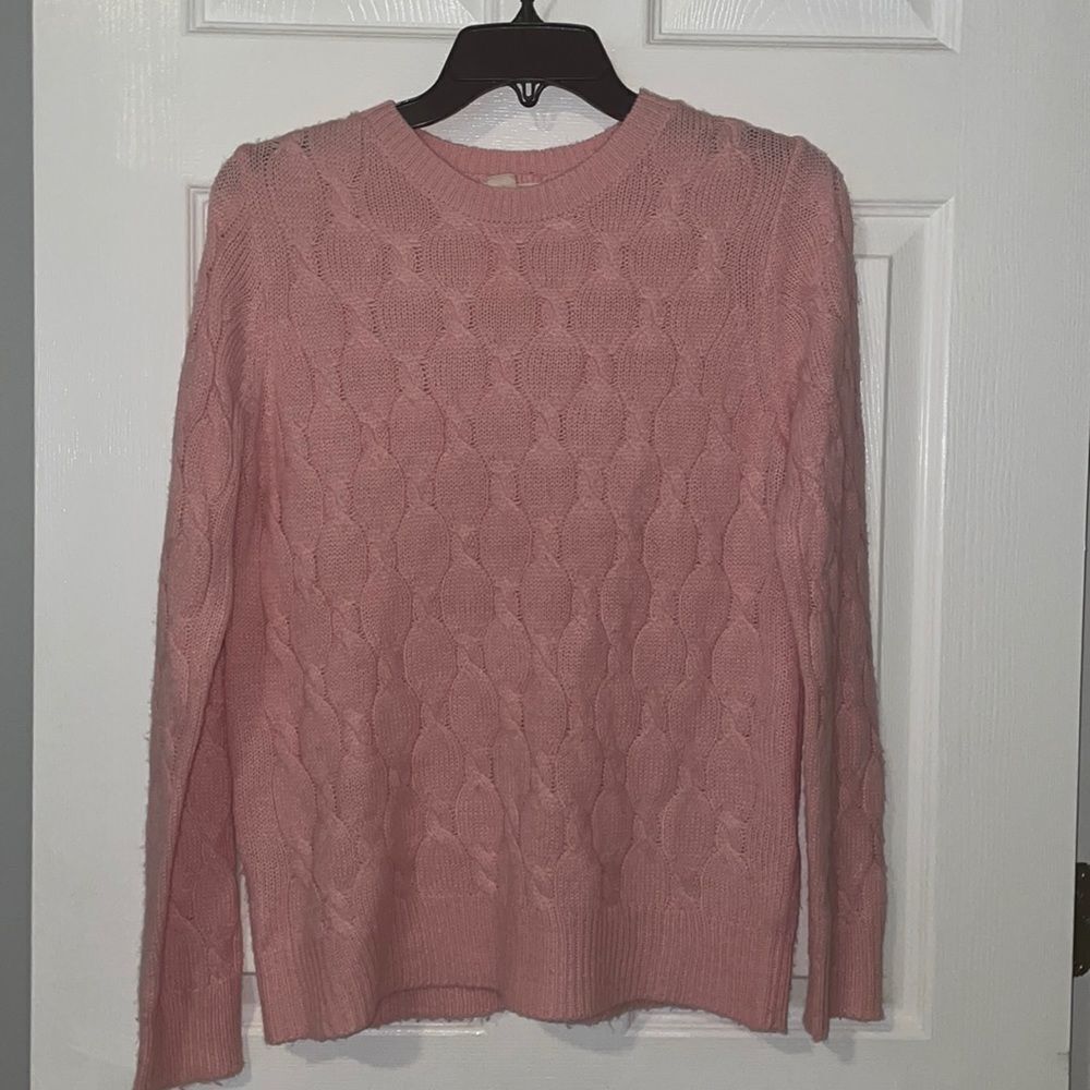 Forever size medium sweater pink